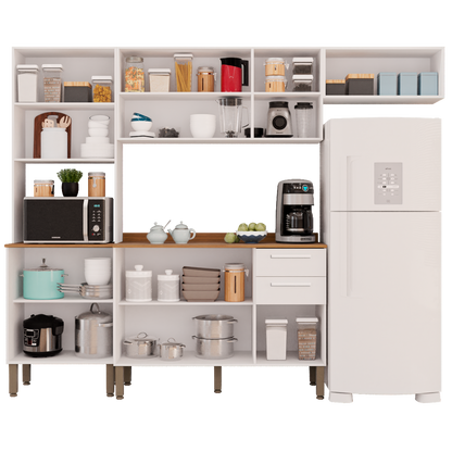 Cozinha Completa New Valência Branco – SALLÊTO