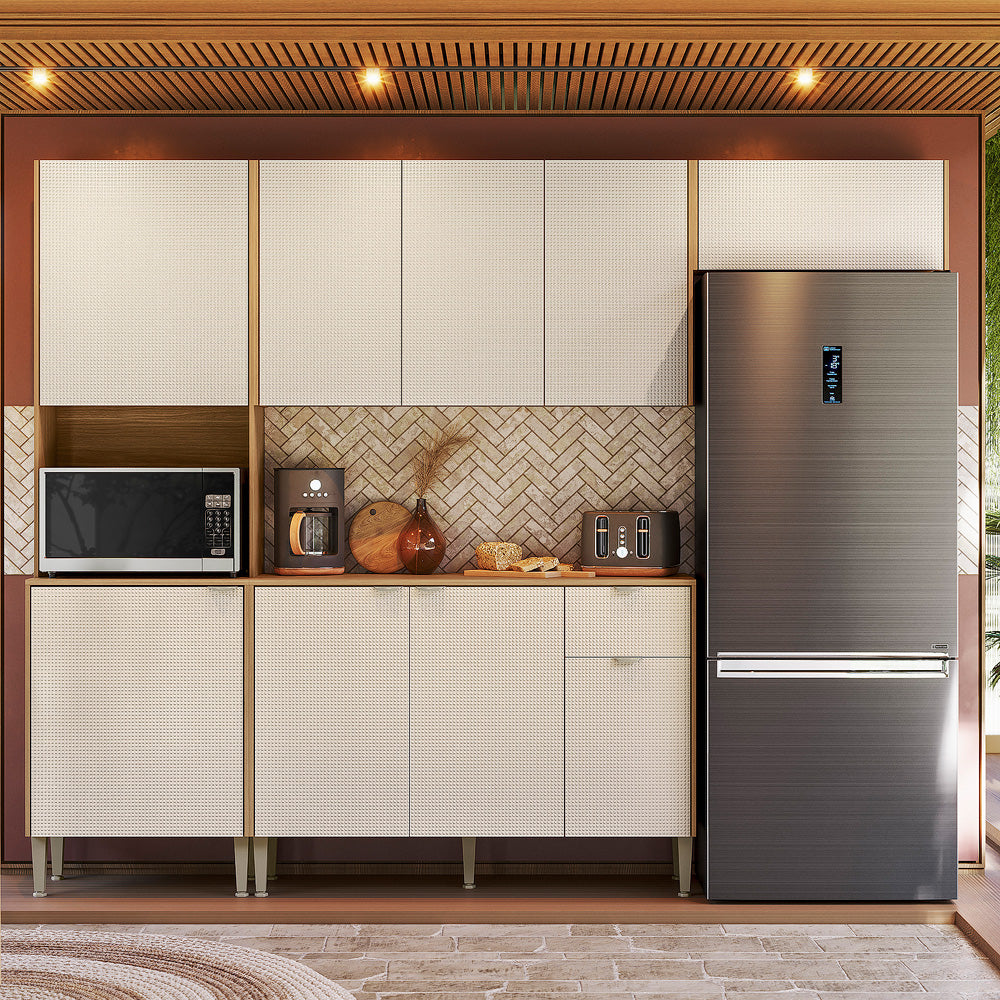 Cozinha Completa (com Balcão) Soul Freijó/Soft – KIT’S PARANÁ