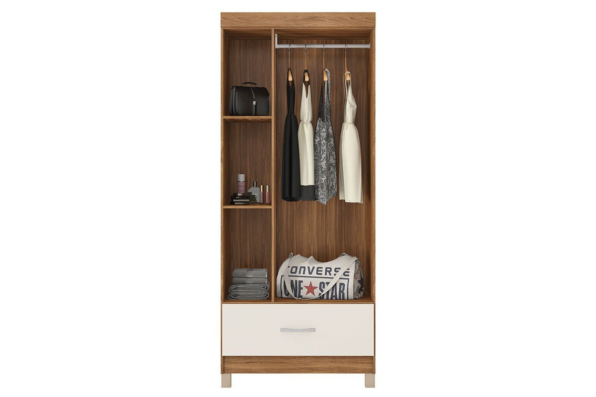 Guarda Roupa Solteiro 3 Portas e 1 Gaveta Prince - Demóbile - Móveis furniture