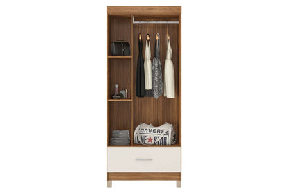 Guarda Roupa Solteiro 3 Portas e 1 Gaveta Prince - Demóbile - Móveis furniture