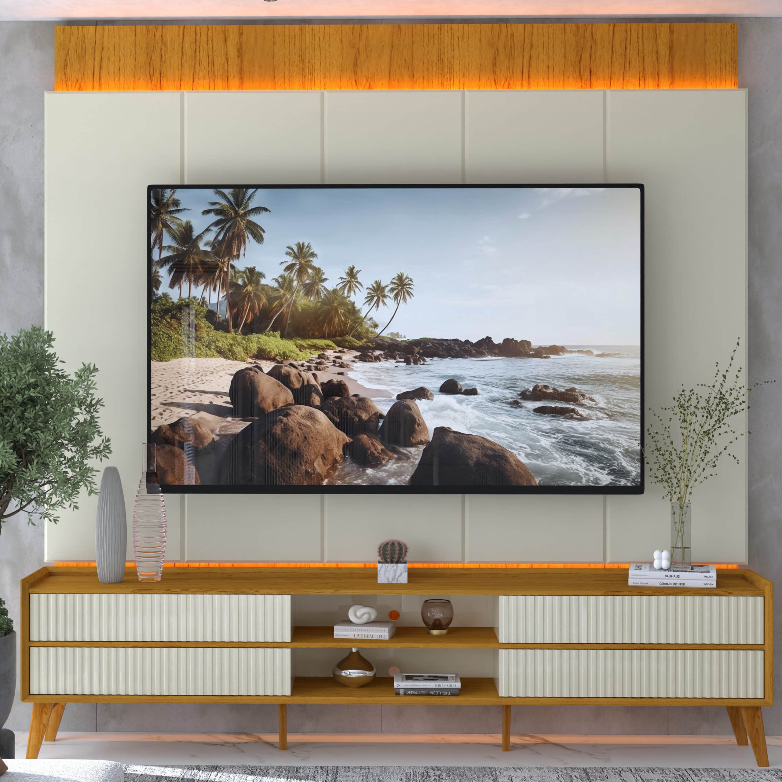 CONJUNTO PAINEL MAGNÍFICO 220 + RACK MAGNÍFICO 212