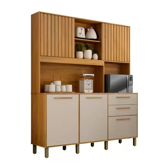 Armário de Cozinha Diamante 5 Portas 2 Gavetas - Móveis furniture