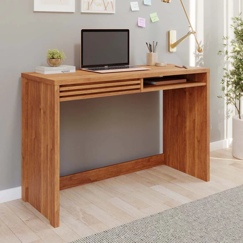 Escrivaninha Bia Larg. 1.08m Cinamomo Permobili - Móveis furniture