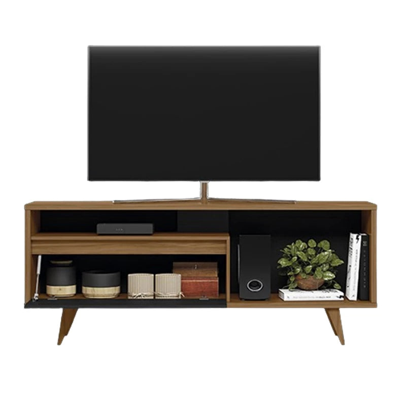 Rack Bancada NT 1315 Larg. 1.63m Freijó/Preto - Notável - Móveis furniture