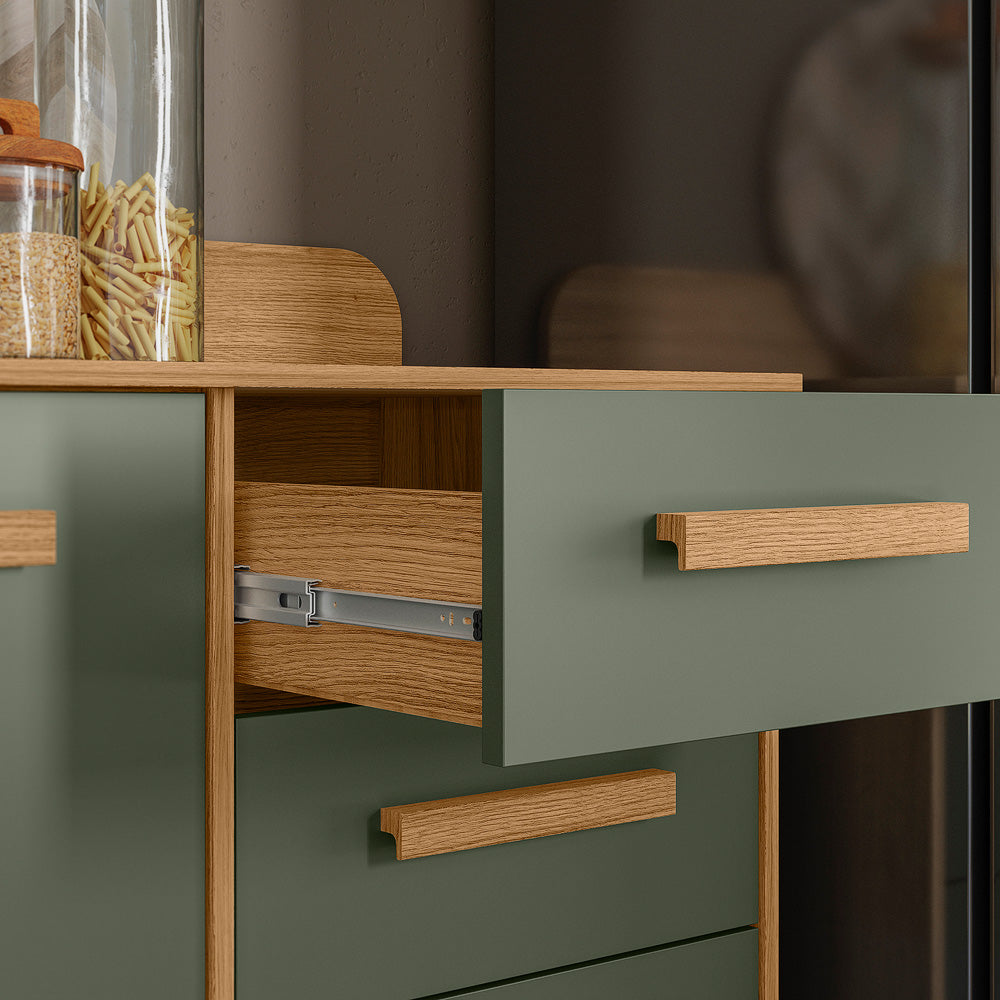 Cozinha Maria Flor Freijó/Verde – NICIOLI