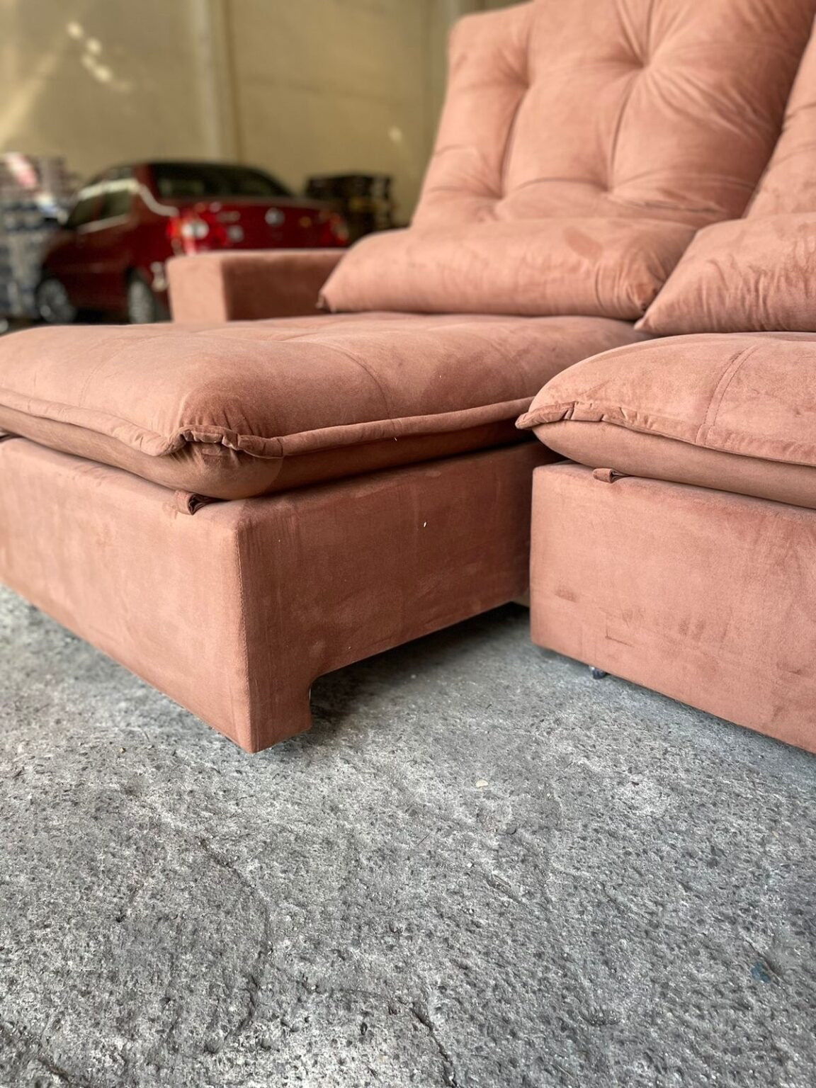 Sofá Retrátil e Reclinável Malu 210 Ferrugem – D’VITRINE ESTOFADOS - Móveis furniture