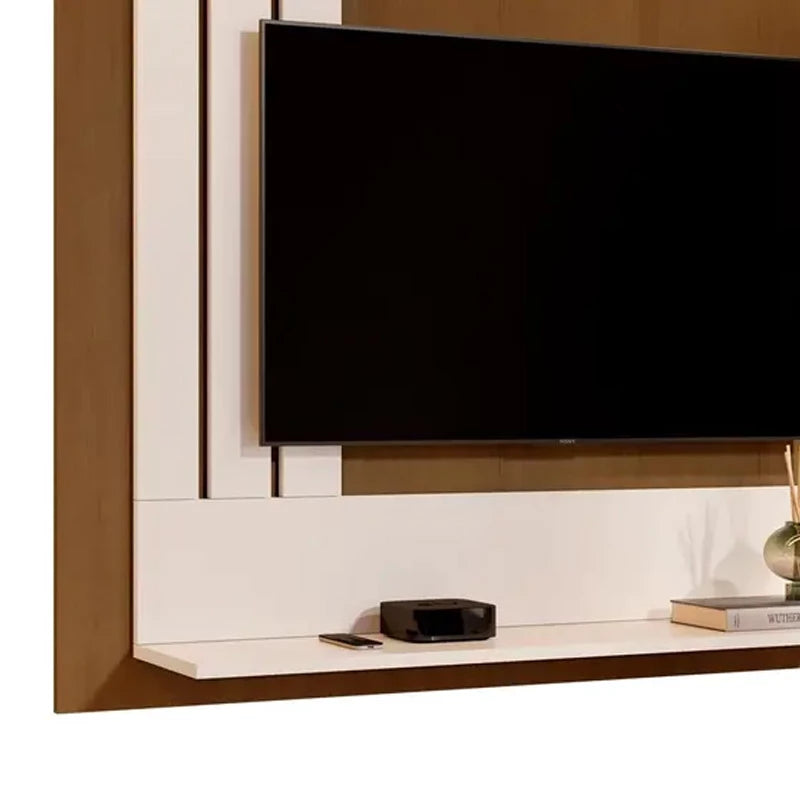 Painel 5119 Luxo C/ Detalhe Ripado Larg. 1.09m Nature/Perola JB Bechara