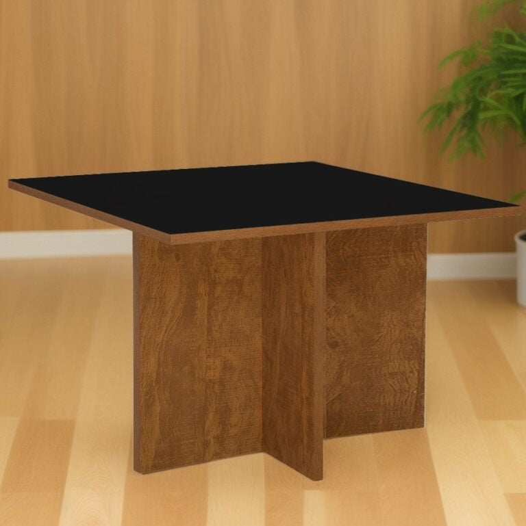 Mesa Califórnia 90 Cinamono/Off White/ cinamomo preta - Móveis furniture