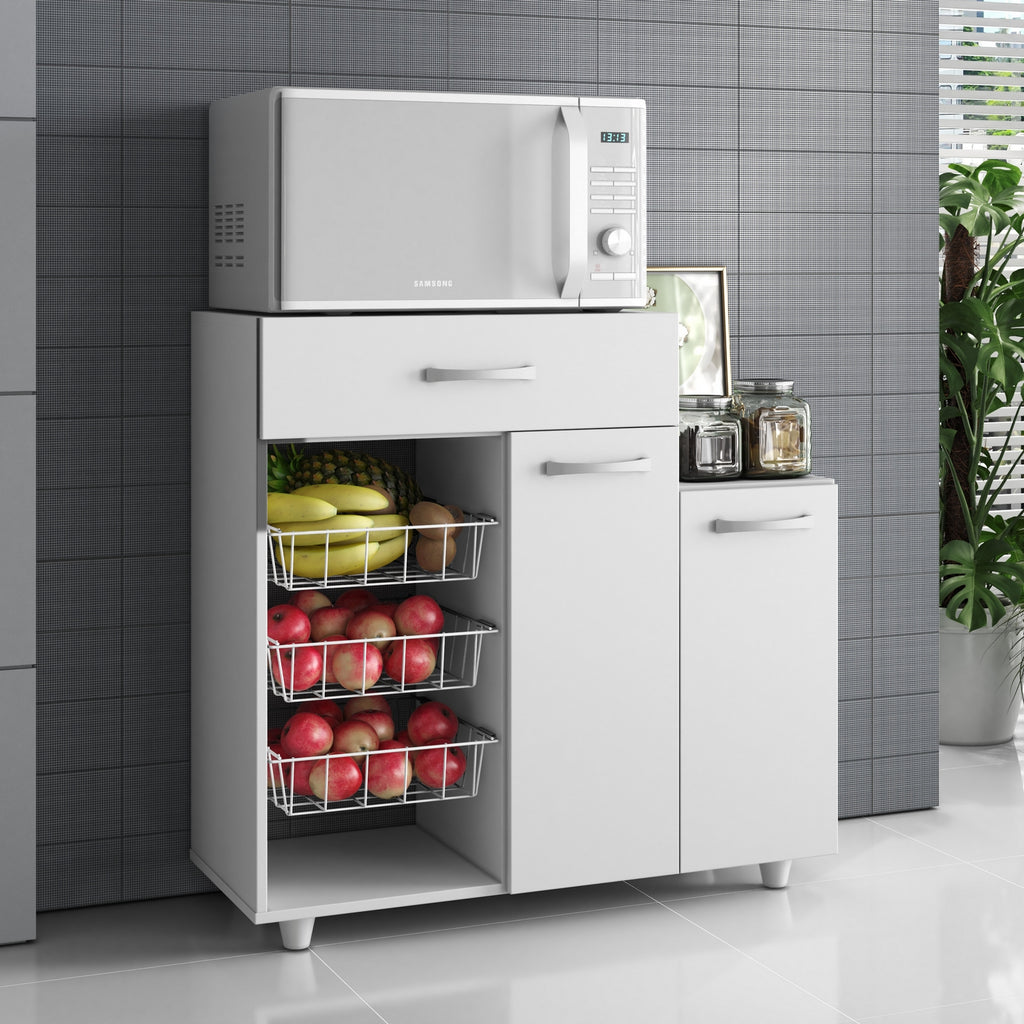 Fruteira 2P1G Branco – ARAMÓVEIS