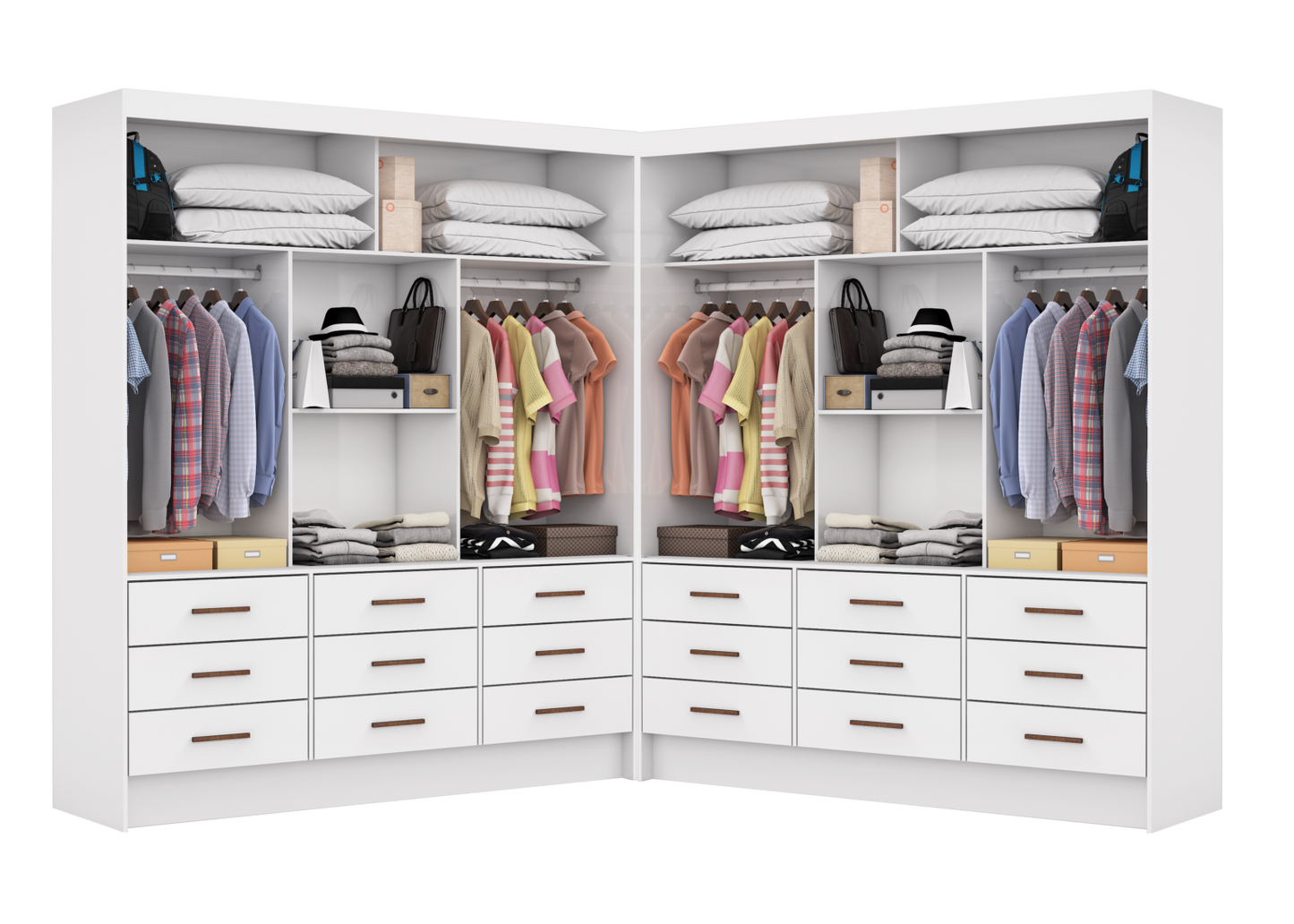 Closet 6 Portas Sevilha Cinamono – CARIOCA MÓVEIS - Móveis furniture