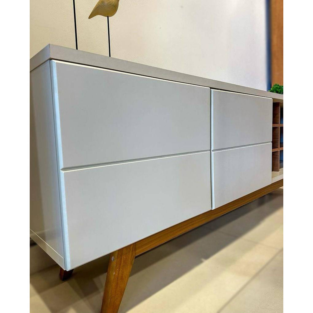 Rack Bancada Noronha Larg. 1.80m Off/Freijó