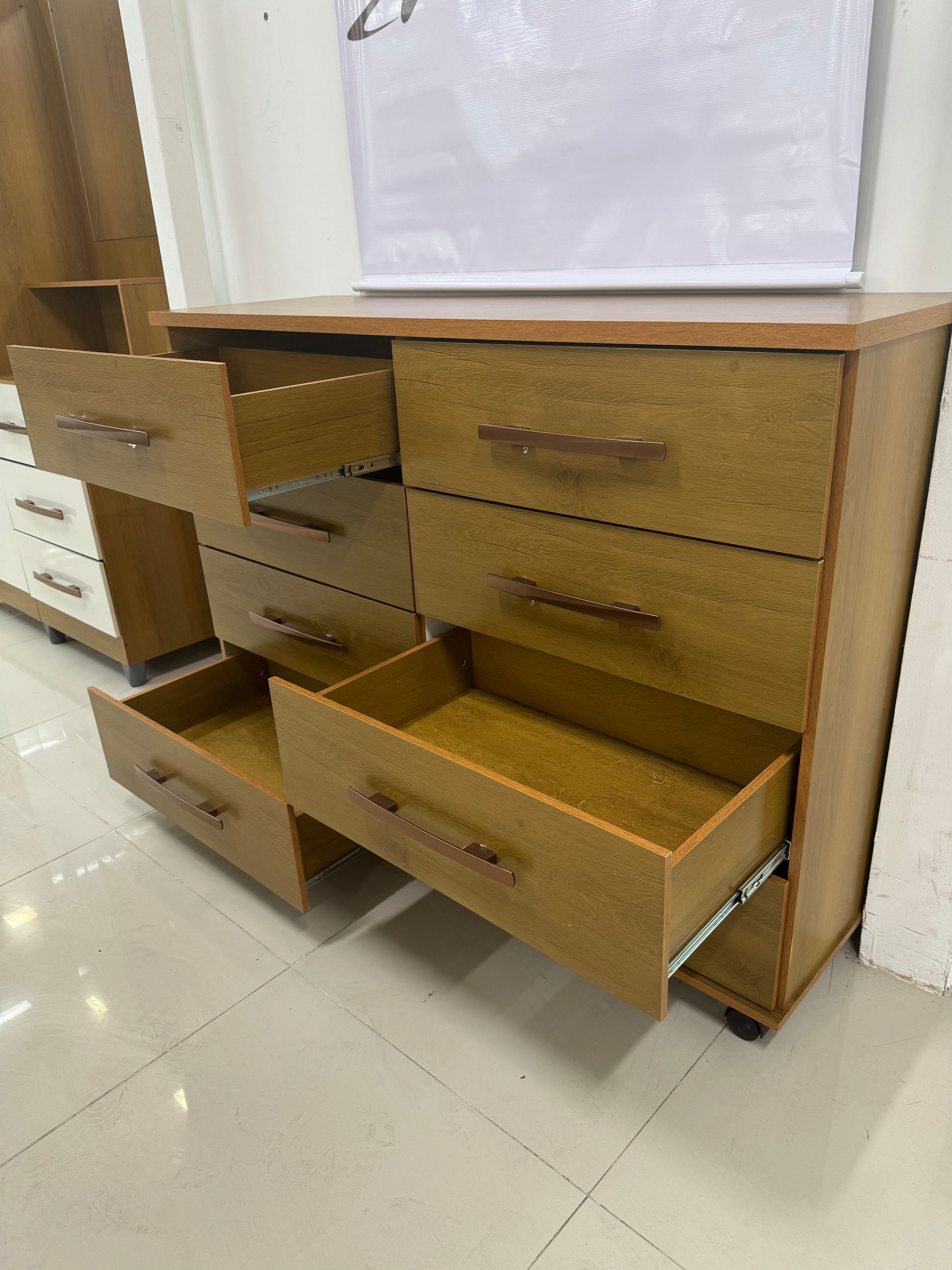 Comoda Jade 8G MEL AREIA/ MEL - Móveis furniture