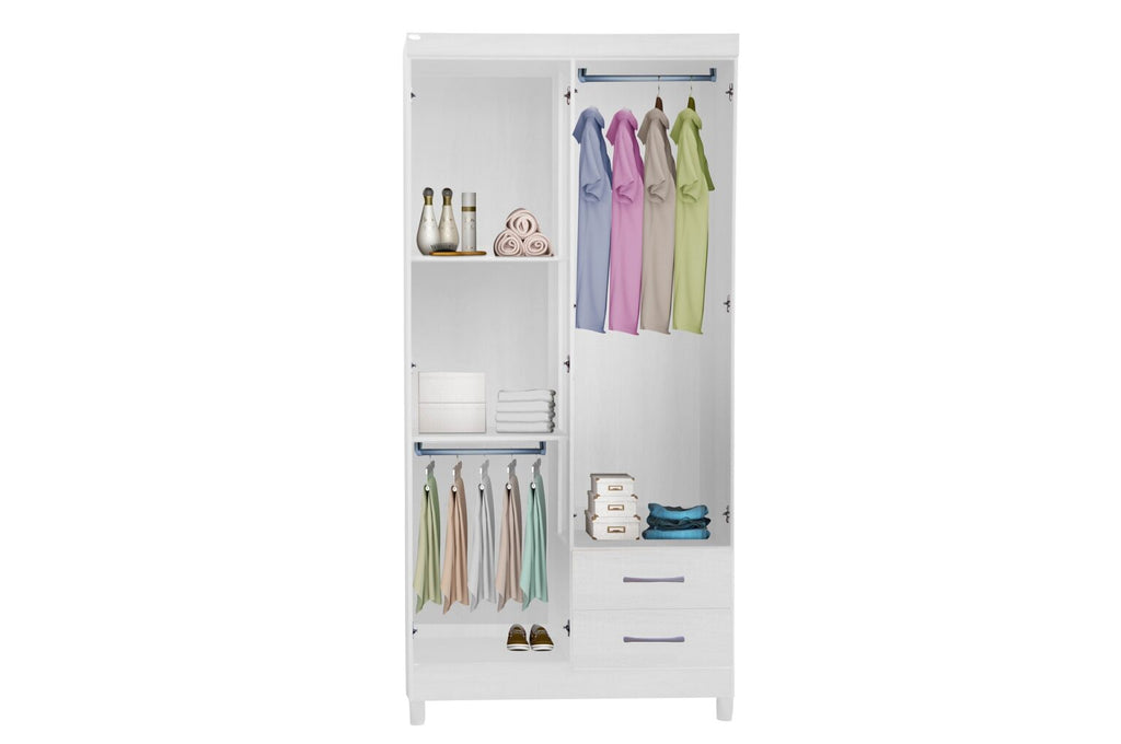 Guarda-Roupa 4 Portas Madri Branco – RUD RACK - Móveis furniture