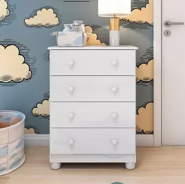Cômoda Junior New Branco Brilho – PEROBA MÓVEIS - Móveis furniture