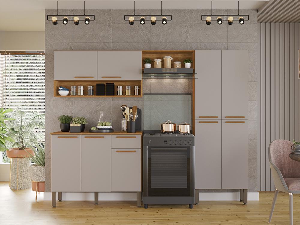 Cozinha Completa Madri 4 peças – Cinamomo/Off White