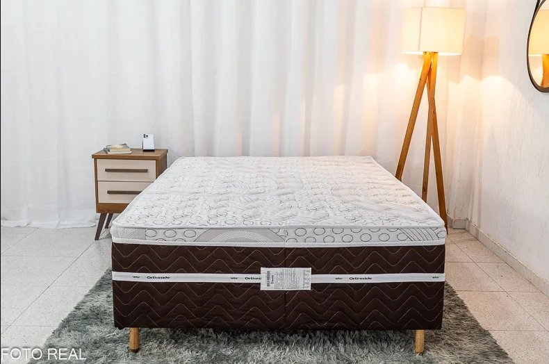 Cama Box Casal Livina Molas Ensacadas 138x188x58