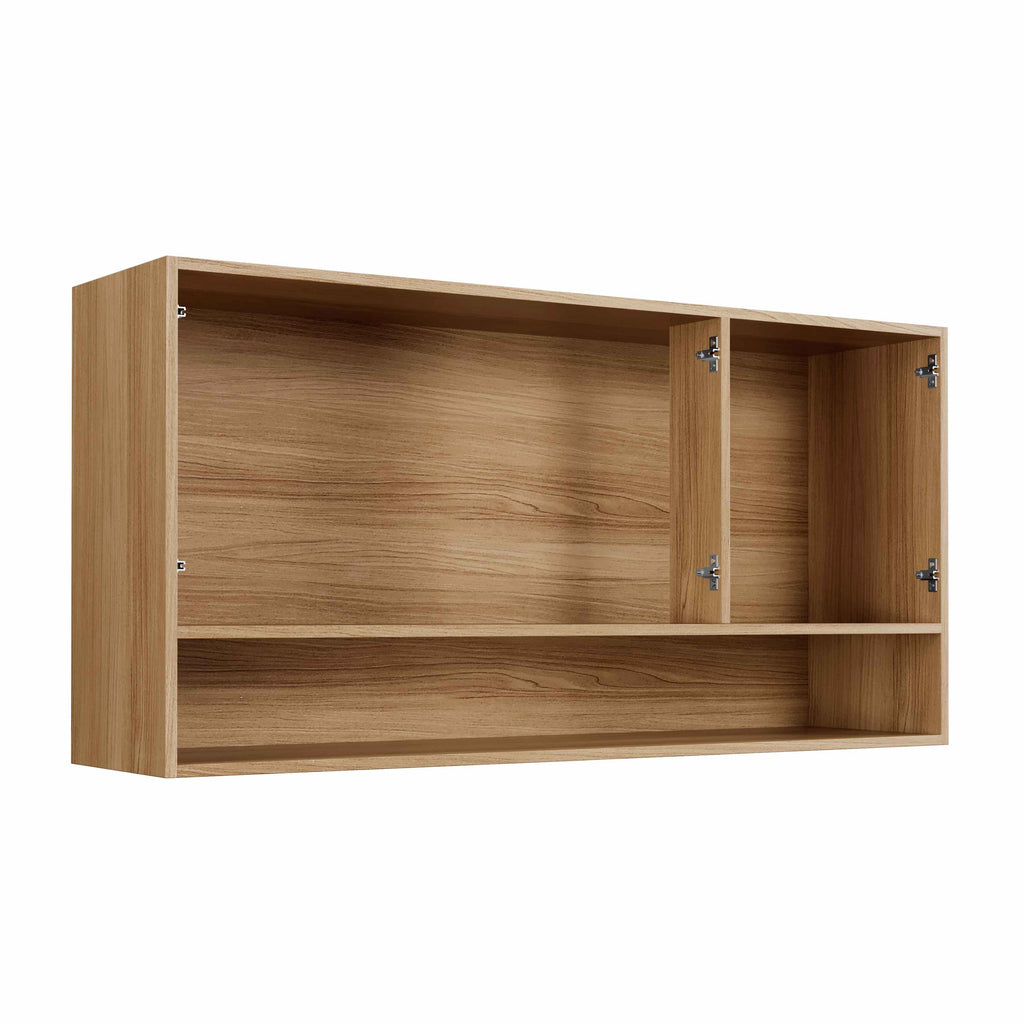 Armario Aereo Plus 120 3P1N Cinamomo.Off White Arte Moveis