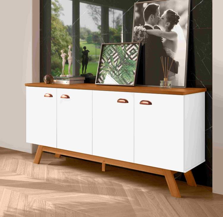 Buffet Atlanta III 4P Branco.Nature Tebarrot