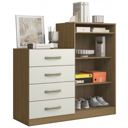 Cômoda Londres Atacama TX/Off White – ARAMÓVEIS - Móveis furniture