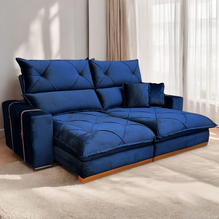 Sofá Retrátil e Reclinável Gran Bello Light 2,50 m – QUINE ESTOFADOS