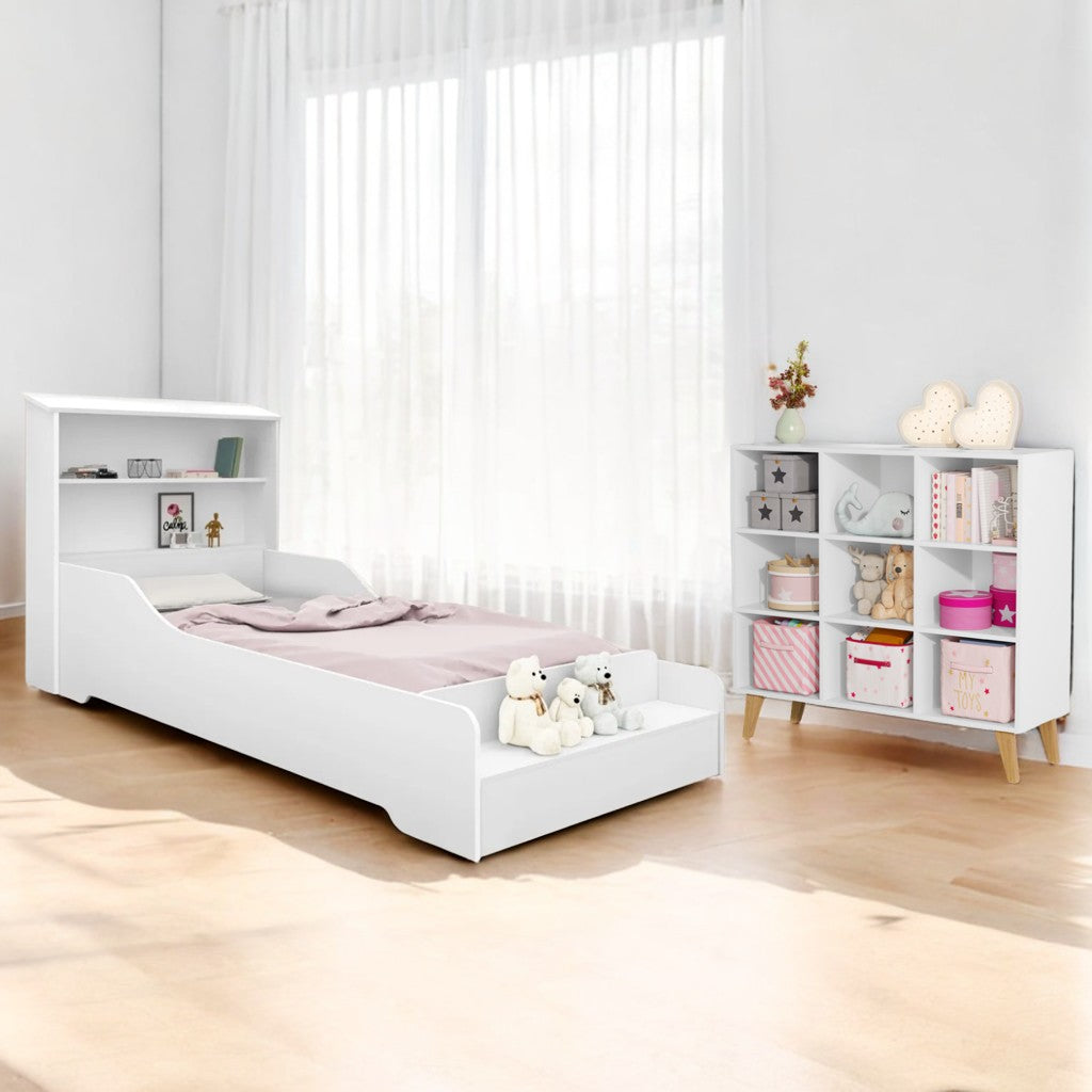 Cama Juvenil Liz + Organizador Ceci Branco – MADEC/VJ MÓVEIS