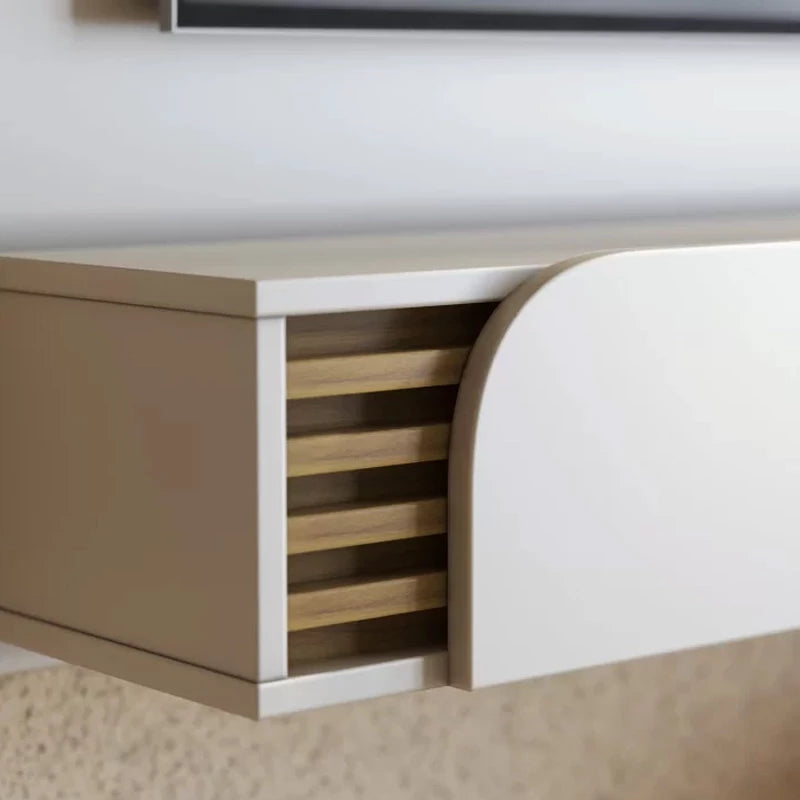 Home Suspenso Jurerê Larg. 1.36m Off/Freijó Colibri - Móveis furniture