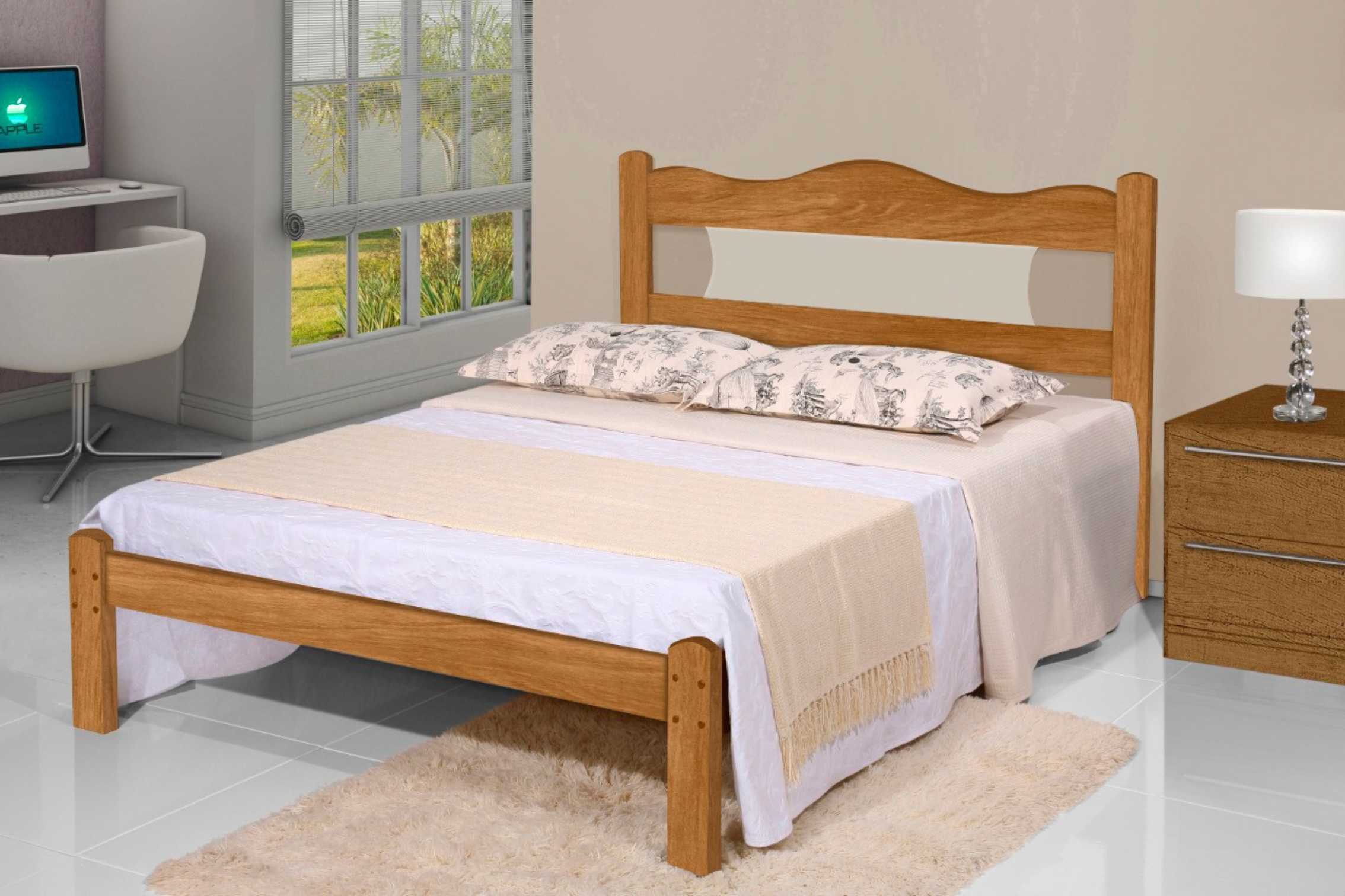 CAMA CASAL MUNIQUE NATURE/OFF FLEX – GABRIELLI MOVEIS