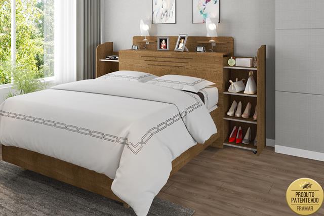 Cabeceira Queen Julia F92 Malbek Framar