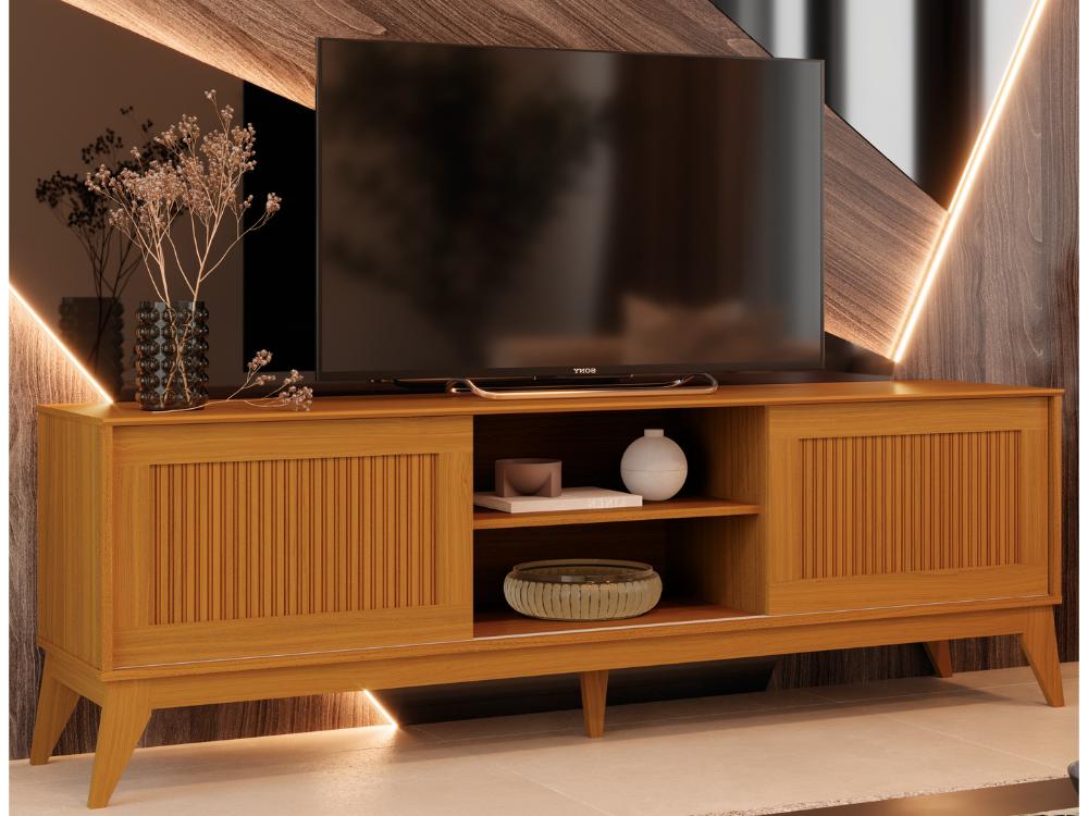 Rack King 65″ – Cedro - Móveis furniture