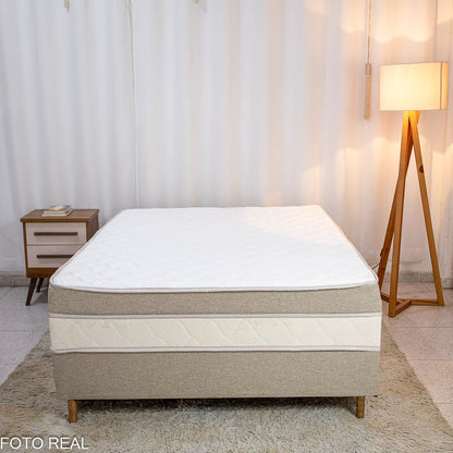 Cama Box Casal Sonho Bom Premium Ortopédica D33 138x188x62 - Nosso Sonho
