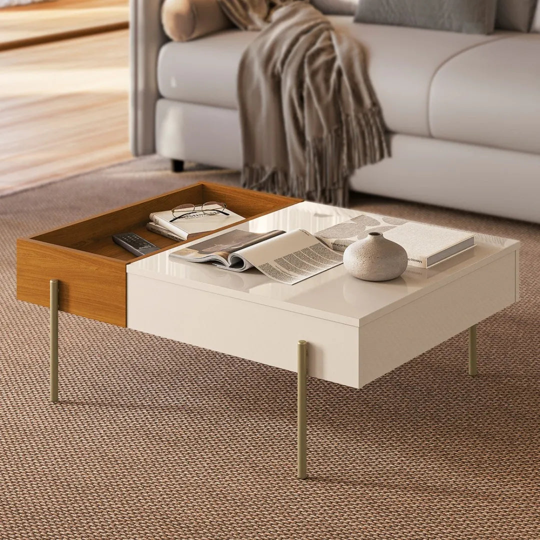 Mesa de Centro Leme Retangular Madetec