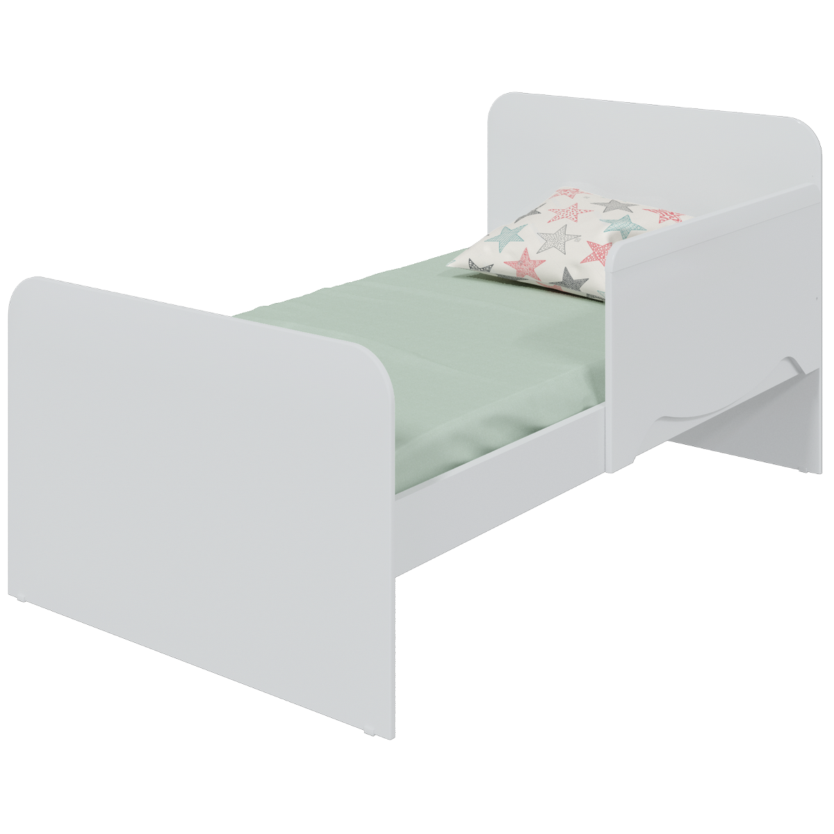 Berço Americano Ben Branco Brilho – PEROBA MÓVEIS