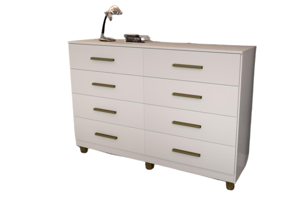COMODA LISBOA 8 GAV – BRANCO - Móveis furniture