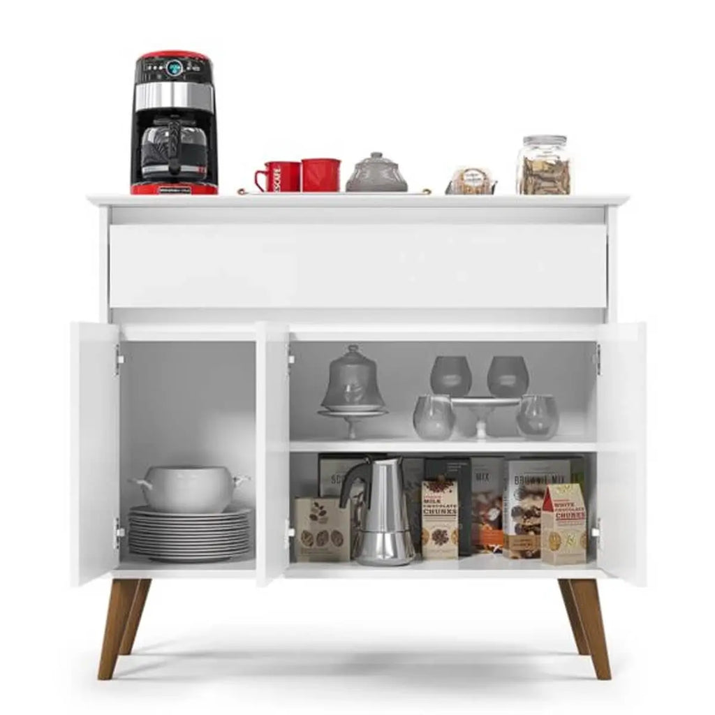 Aparador Buffet Zeus 3 Portas 1 Gaveta Ej Móveis