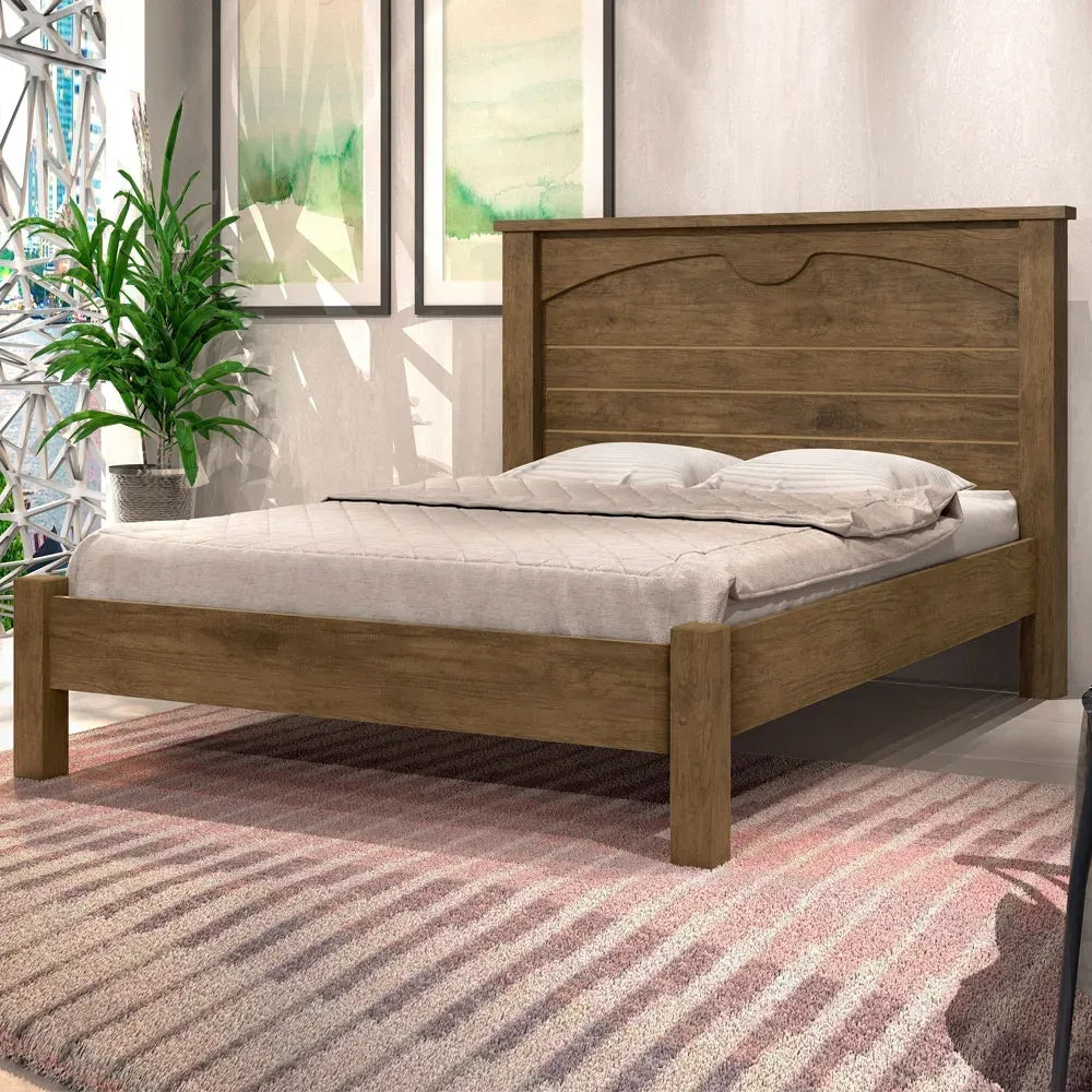 Cama Casal Lion Jequitiba - Móveis furniture