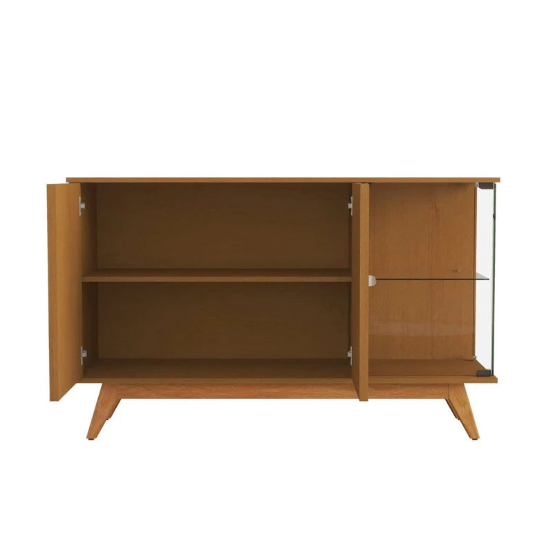 Buffet Açai Luxo Ripado com 3 Portas larg. 1.36m Nature JB Bechara - Móveis furniture