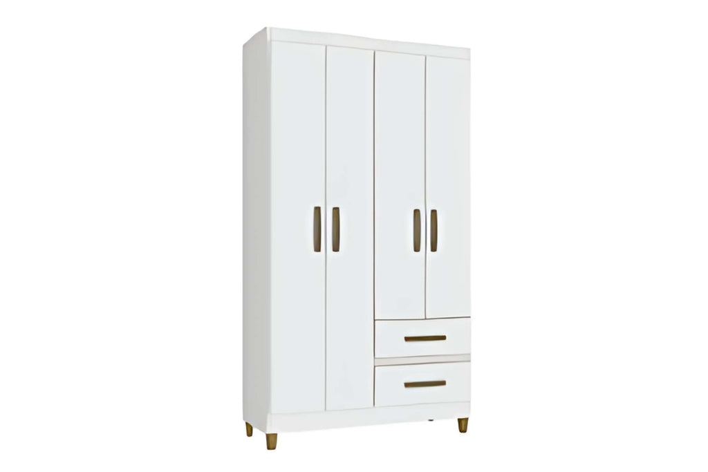 GUARDA ROUPA LISBOA 4PTS BRANCO – FELLICCI