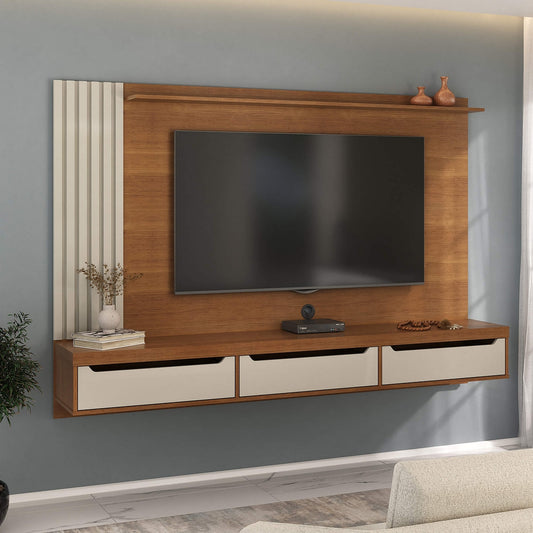 Painel até 75″ Presence Cinamono/Off White – ARTELY - Móveis furniture