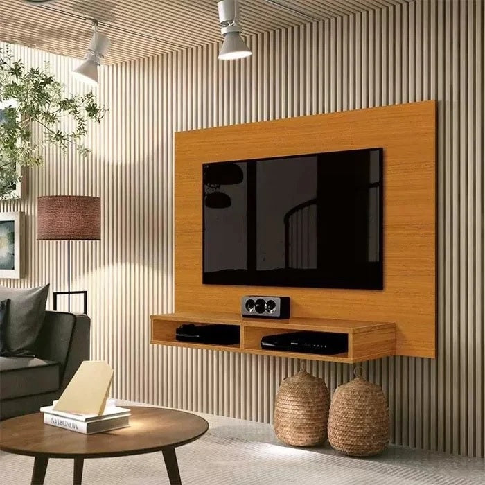 Painel até 43″ Fox New Cedro – EDN MÓVEIS - Móveis furniture