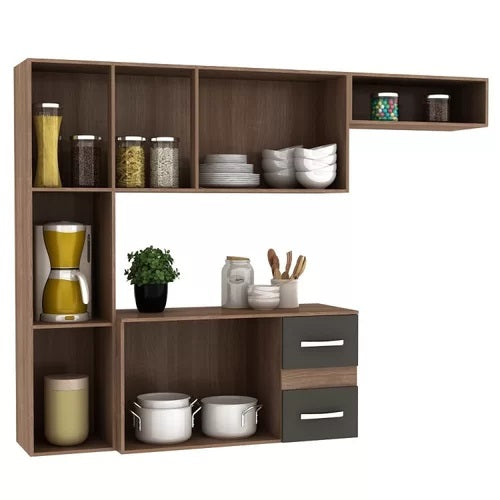 Cozinha Suspensa Mali/Lima CM06 Teka/Grafite – FELLICCI