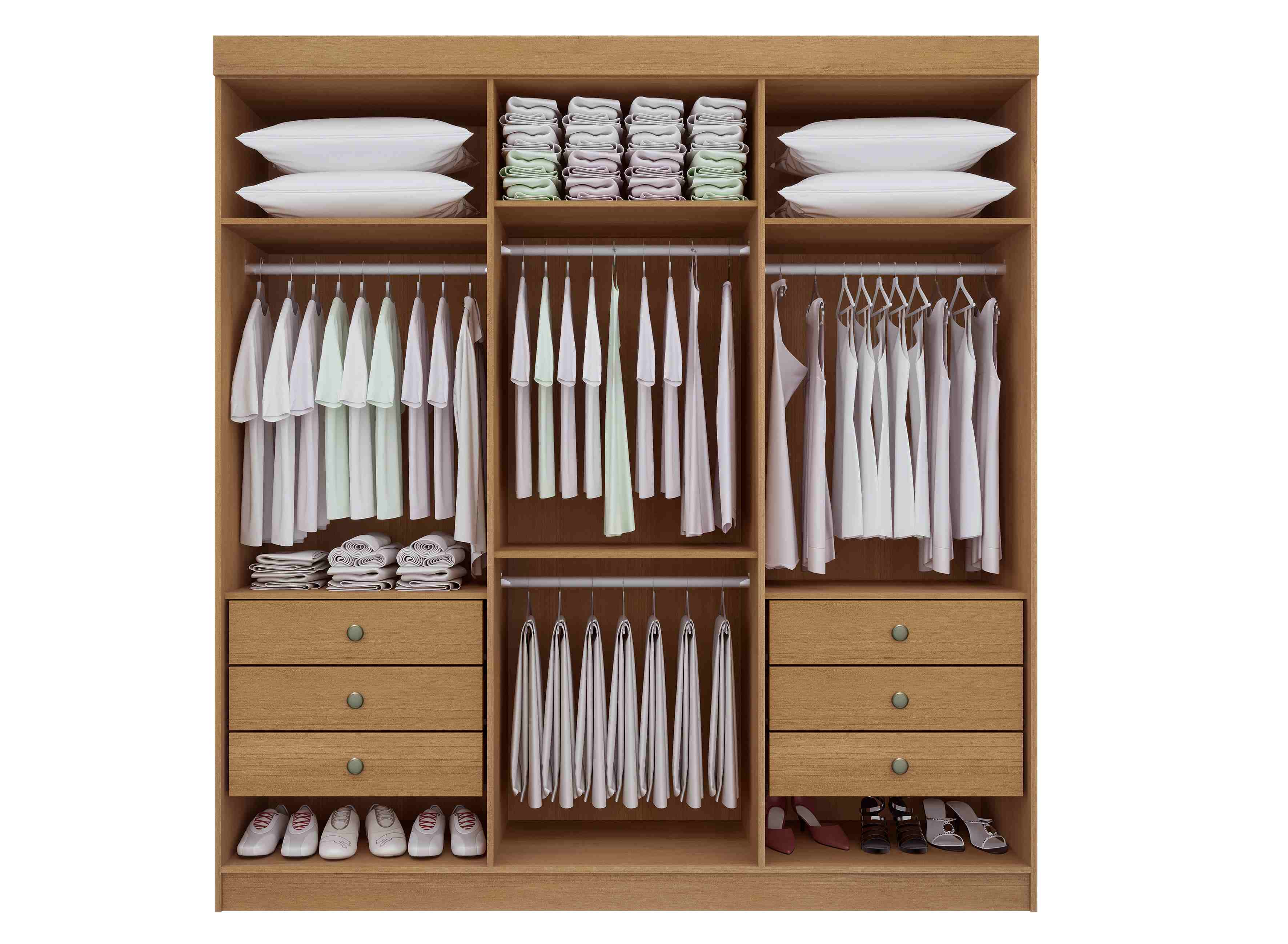 Roupeiro Colibri 6P Cinamomo.Off White D Doro - Móveis furniture