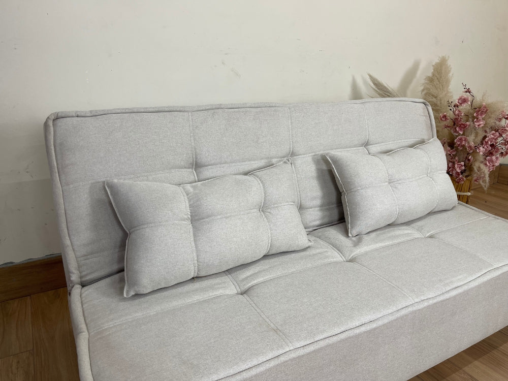 Sofá Cama Zayn 1.86m – Bege Linho