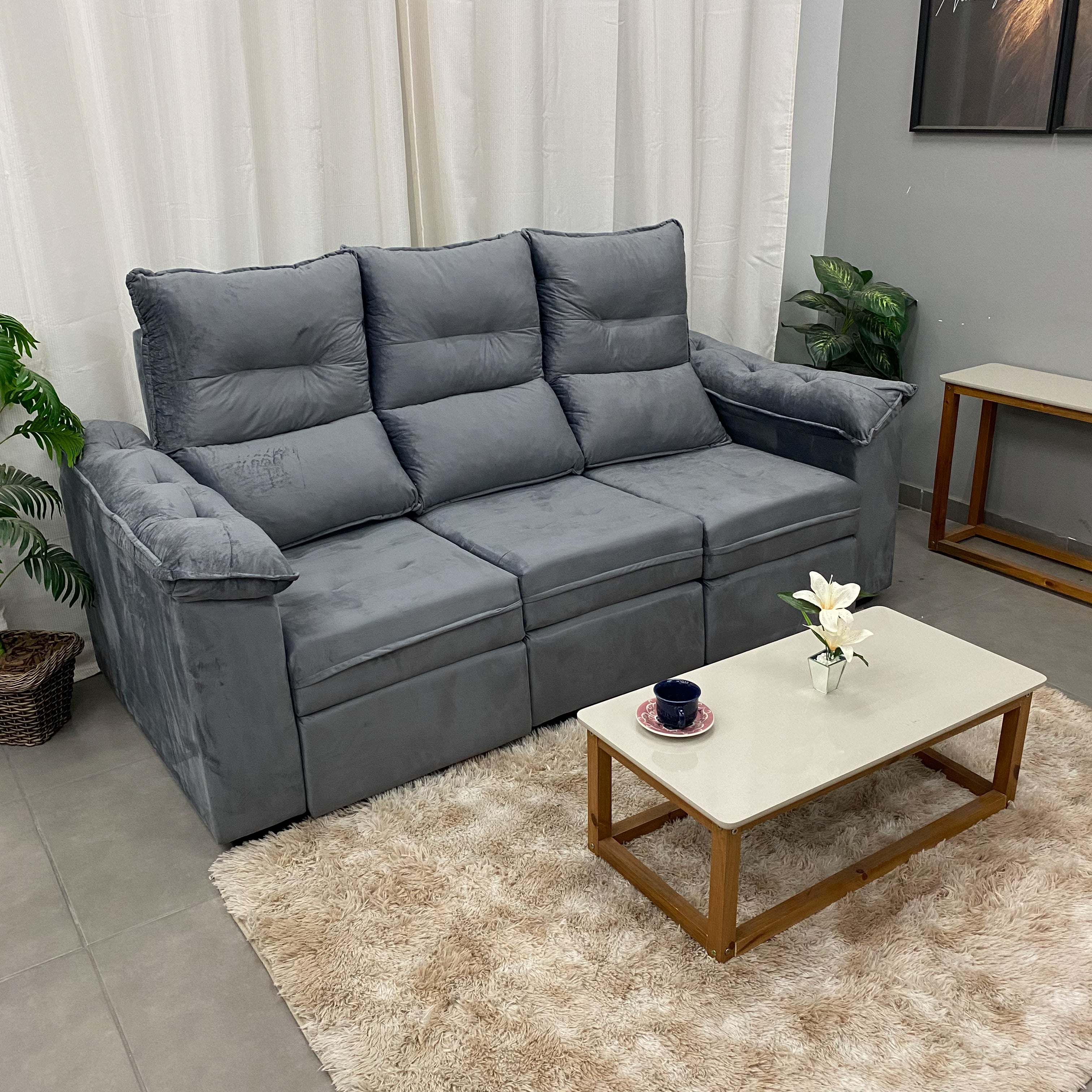 Sofá retrátil Paris - Móveis furniture