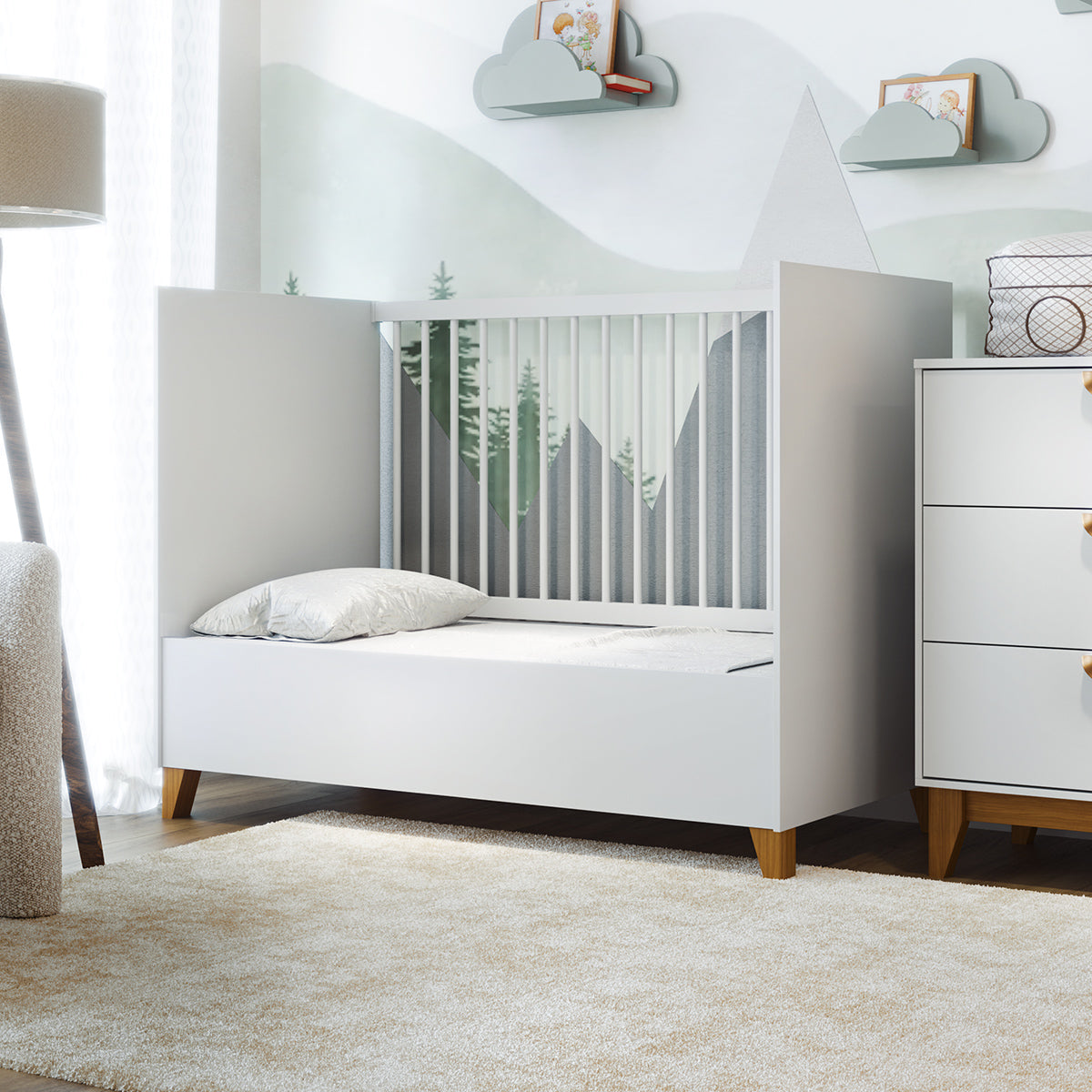 Berço Americano Magia Branco – BATROL MÓVEIS