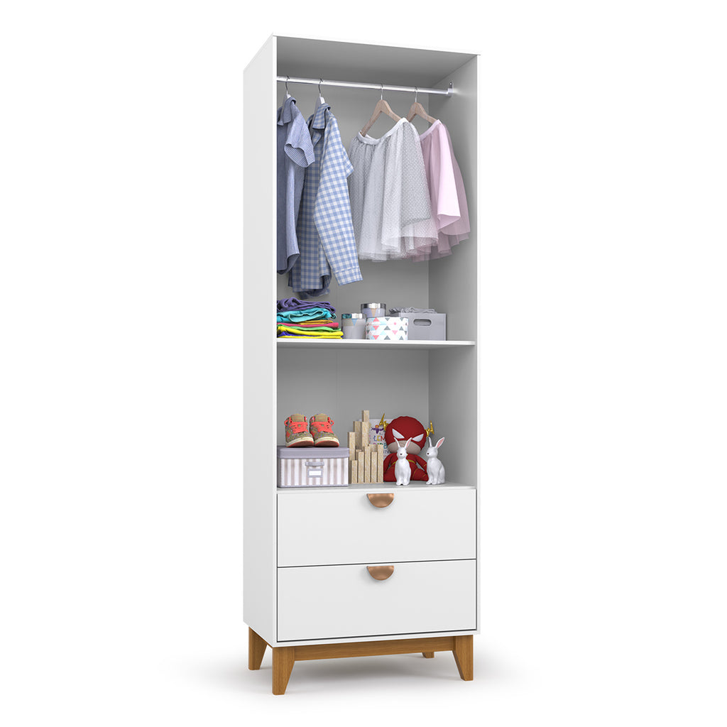 Guarda-Roupa 2 Portas Magia Branco – BATROL MÓVEIS