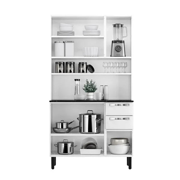 KIT COZINHA EM AÇO PRATIKA 1.05M- ITATIAIA - Móveis furniture