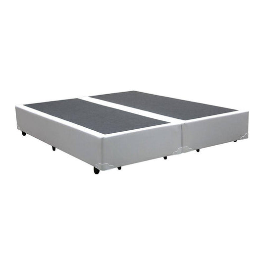Base Casal Bipartida 2x69x188x40 Corino Branco - Móveis furniture