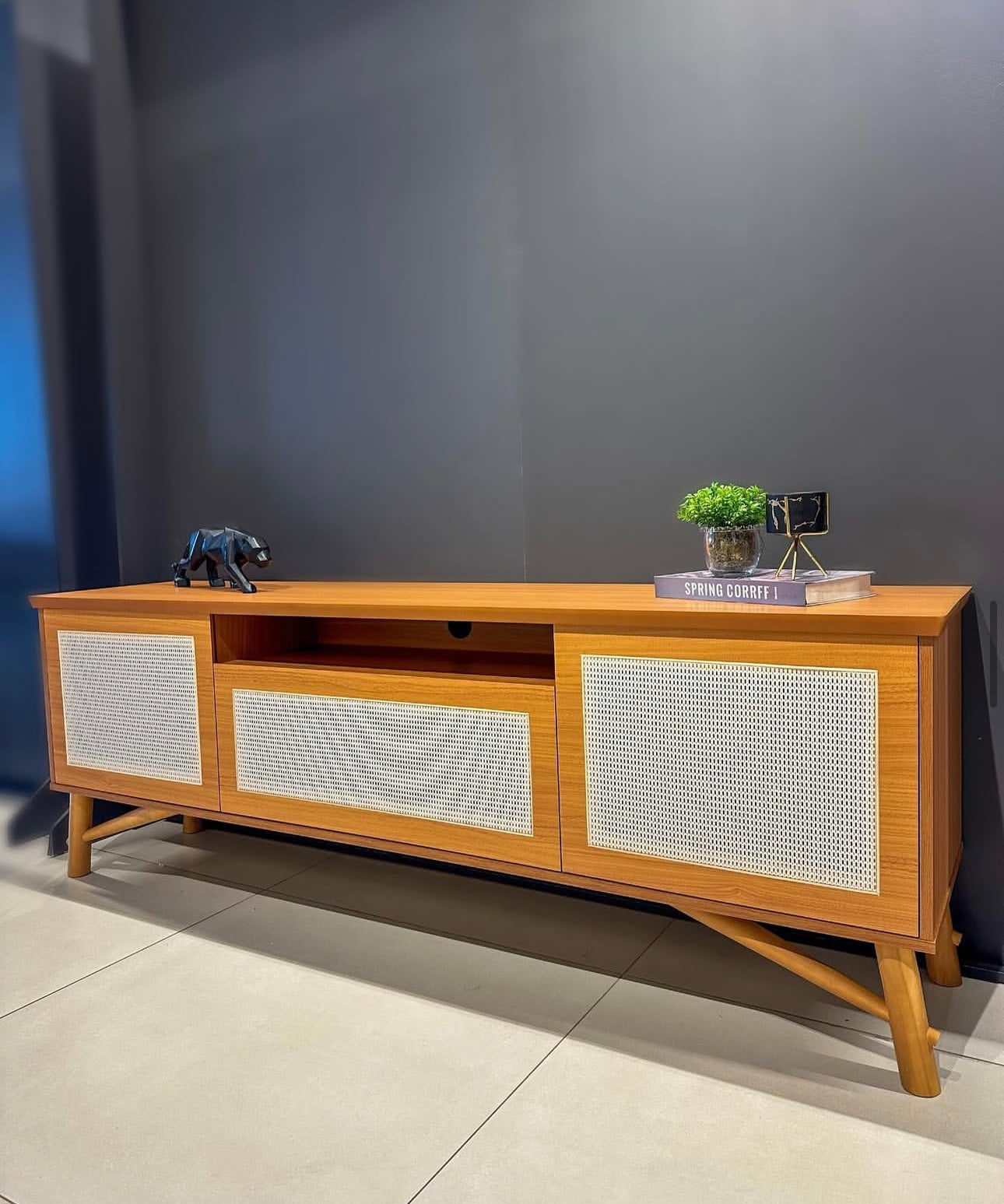 Rack para TV até 75 Polegadas 3 Portas Darin