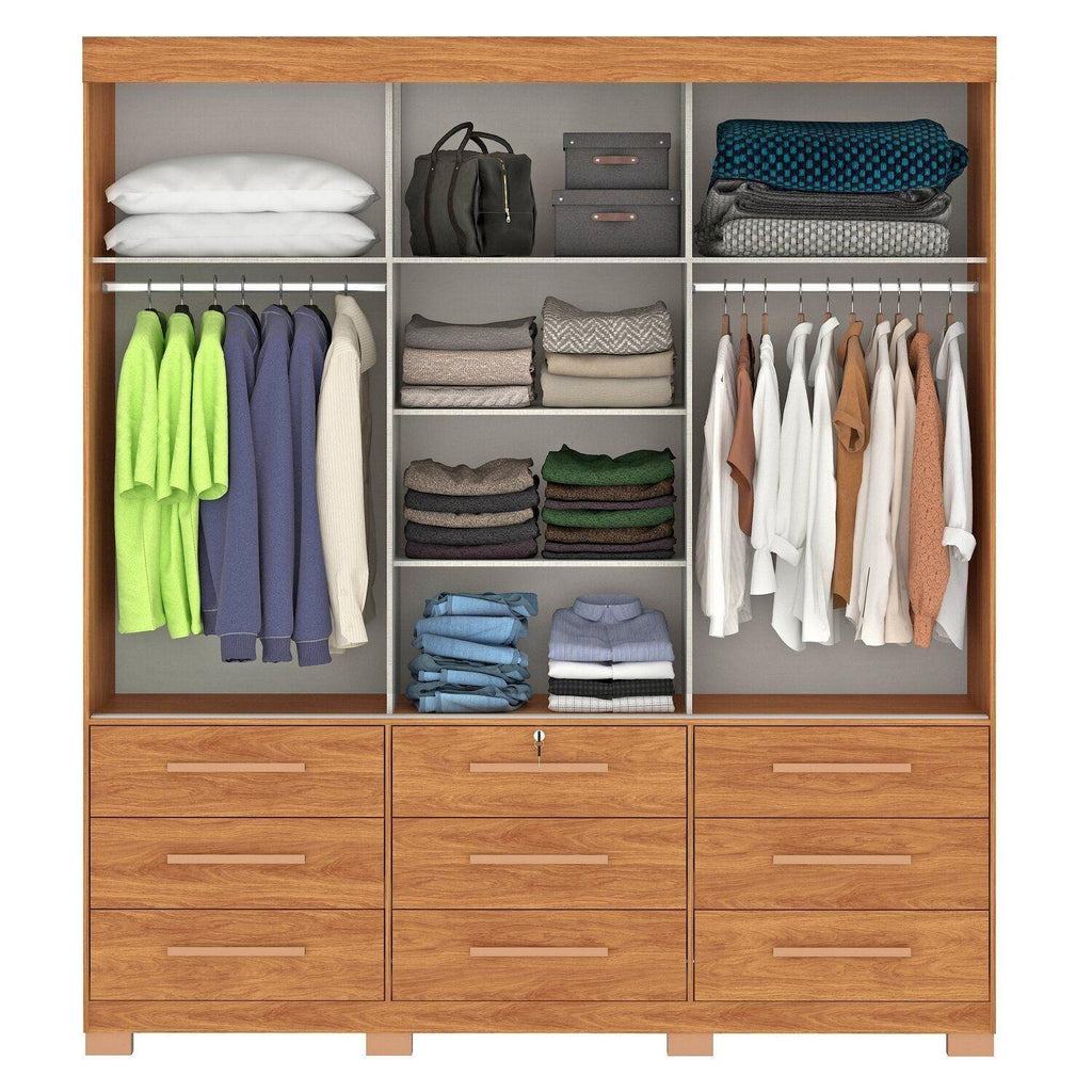 Guarda-Roupa 3 Portas Toronto RP1930 Cinamomo/Off White/Cinamomo – FELLICCI