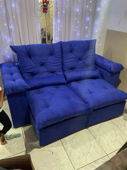 SOFÁ RETRÁTIL DOM DJ ESTOFADOS RJ